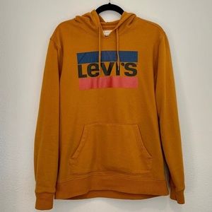 Levi’s Men’s Medium Mustard Pullover Hoodie